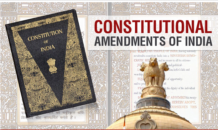 Amendments of the Constitution of India
