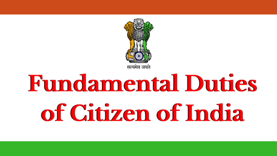 Fundamental Duties of Citizen of India