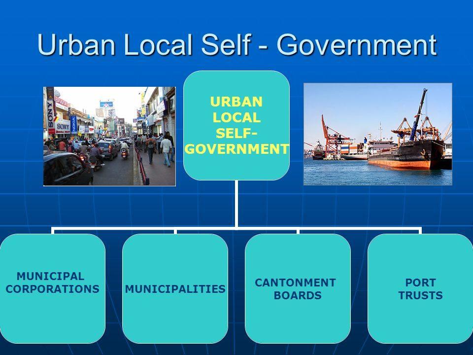 Urban Local Self - Government