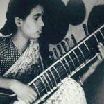 Annapurna Devi Indian surbahar (bass sitar) player of Hindustani classical music