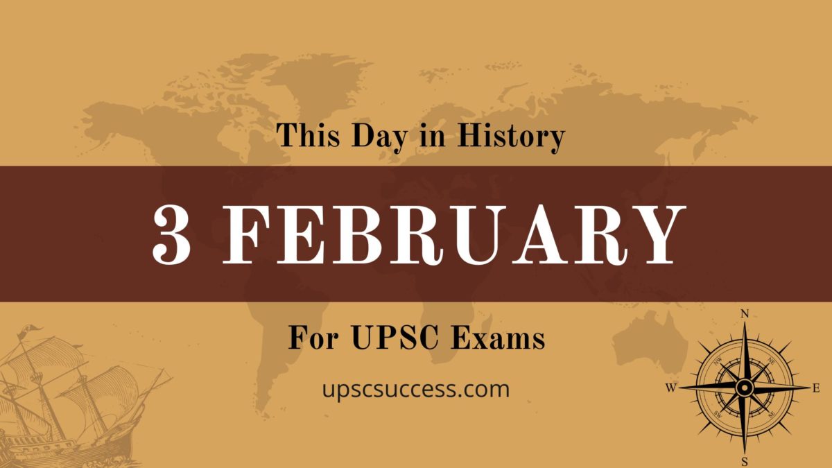 3 February - This Day in History
