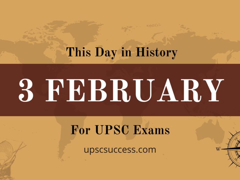 3 February - This Day in History