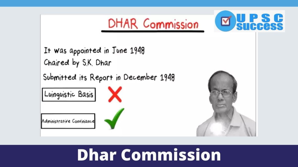 DHAR COMMISSION