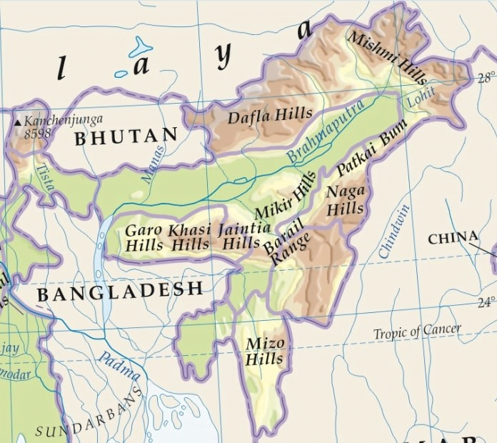Mountain Ranges in North East India