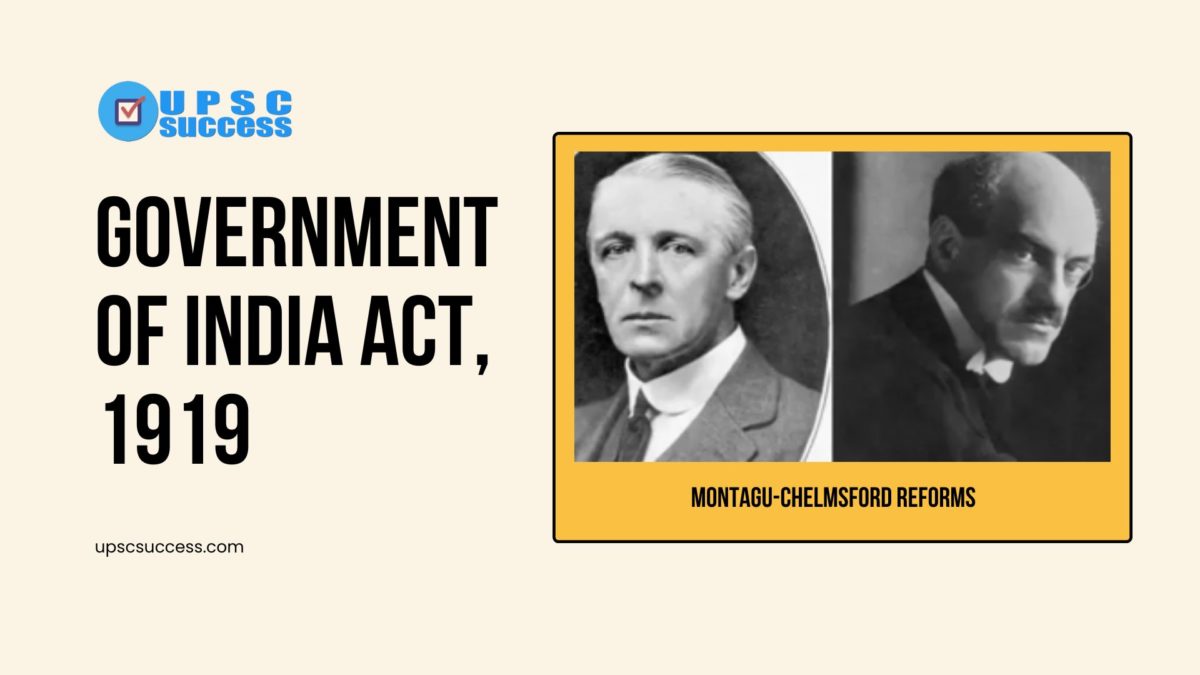 Government of India Act 1919 (Montagu-Chelmsford reforms)