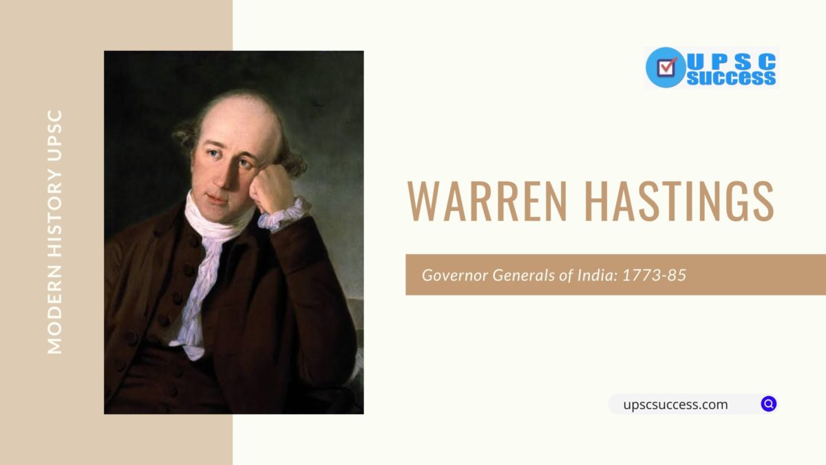 WARREN HASTINGS (Governor General of British India: 1773-85)