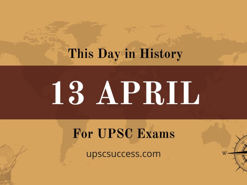 13 April - This Day in History