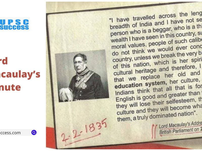 Lord Macaulay’s Minute