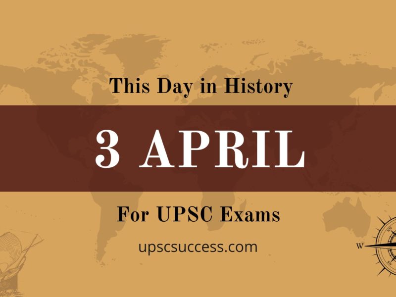 3 April - This Day in History