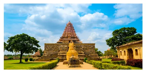Gangaikonda Cholapuram: In commemoration of his victory in North India, Rajendra I built GangaikondChozhapuram on the model of Brihadisvarar temple  