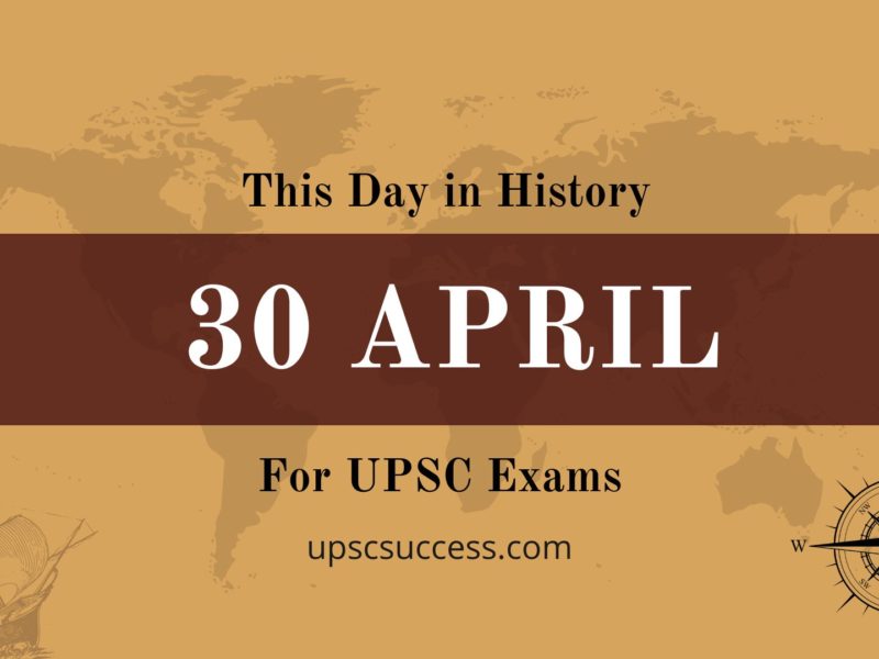 30 April - This Day in History