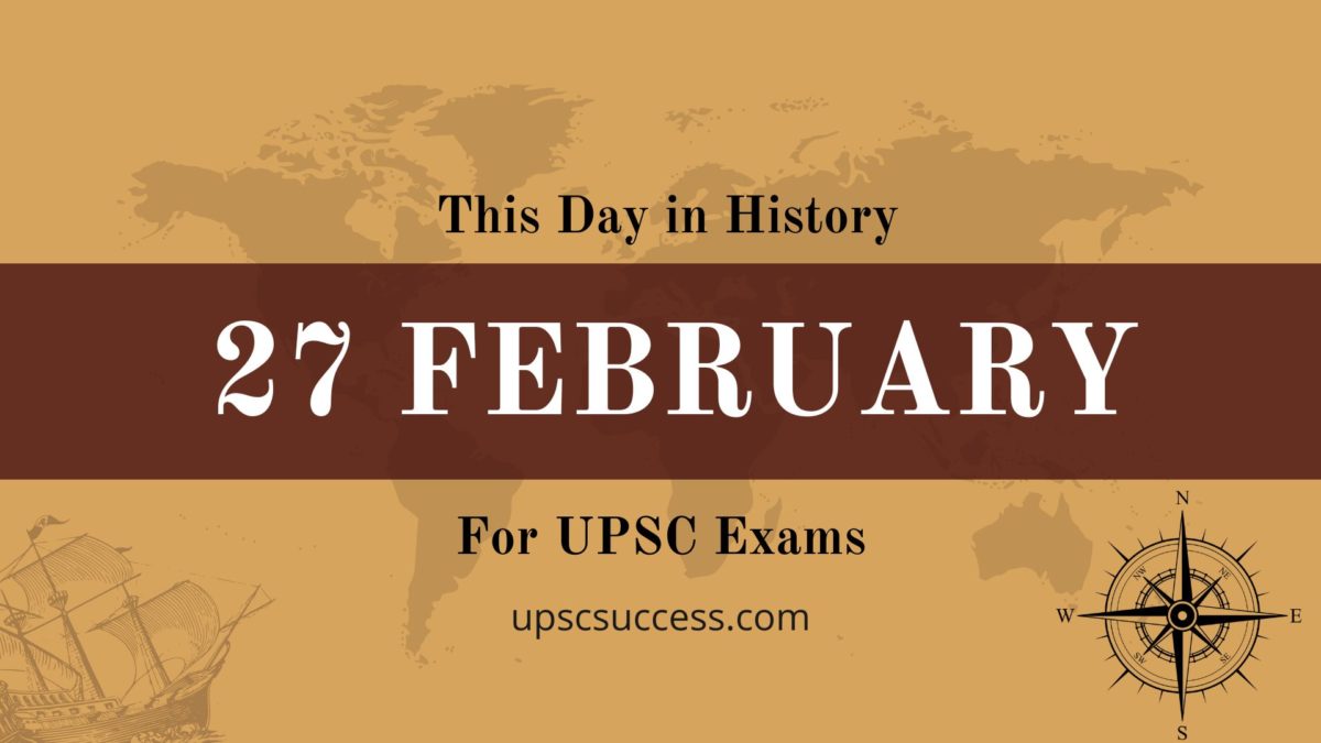 27 February - This Day in History