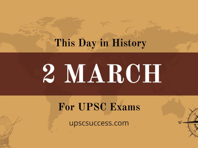 02 March - This Day in History