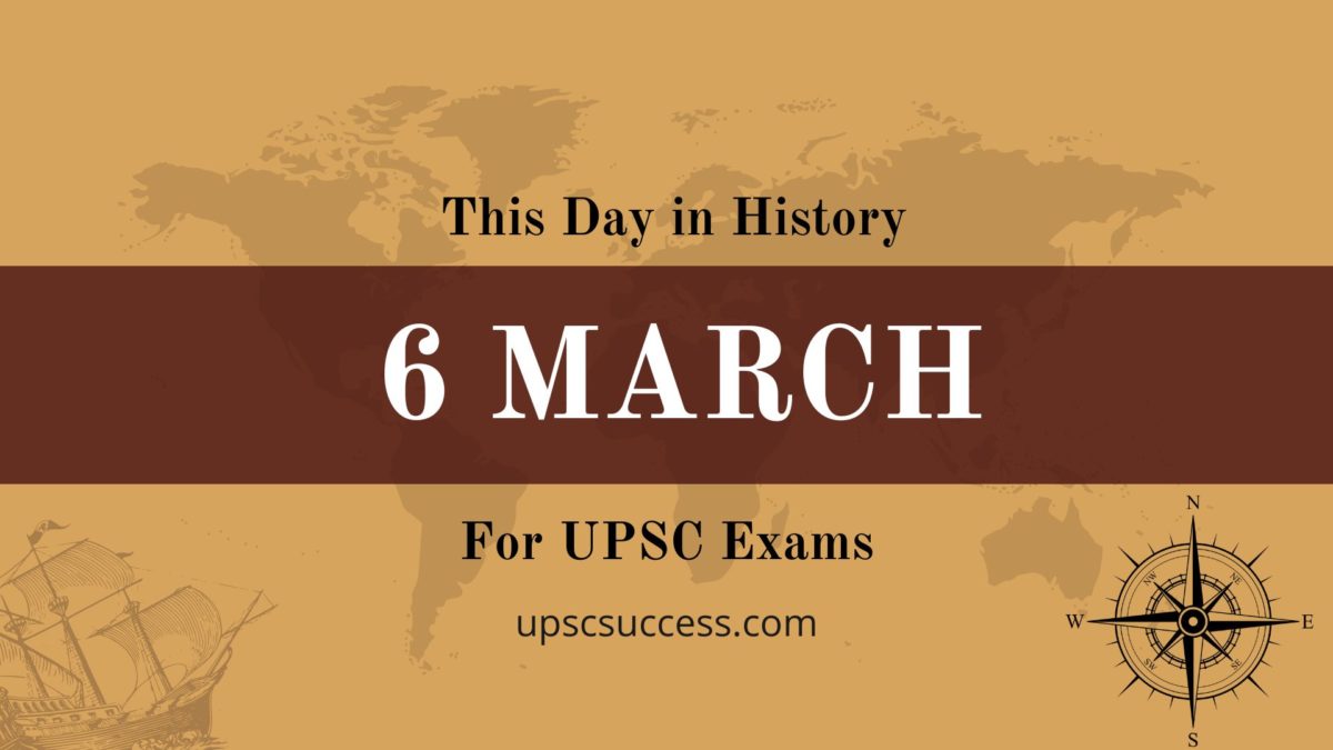 06 March - This Day in History