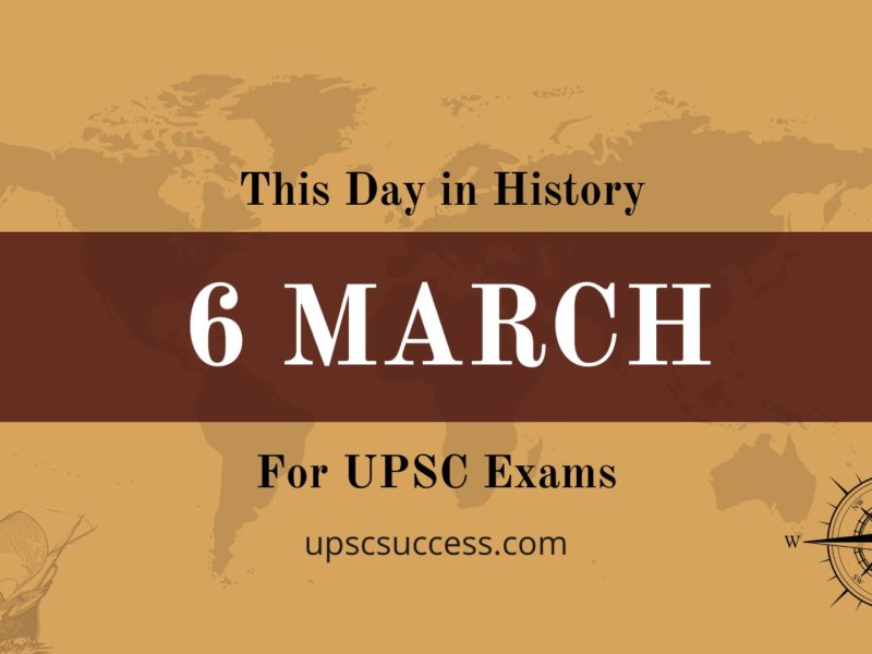 06 March - This Day in History