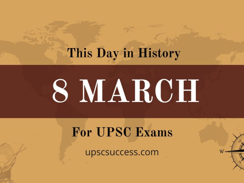 08 March - This Day in History