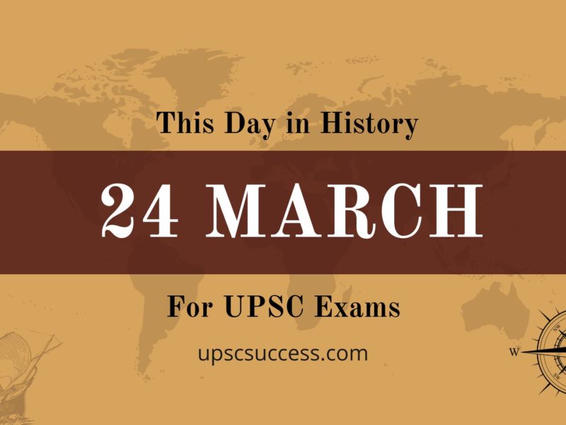 24 March - This Day in History