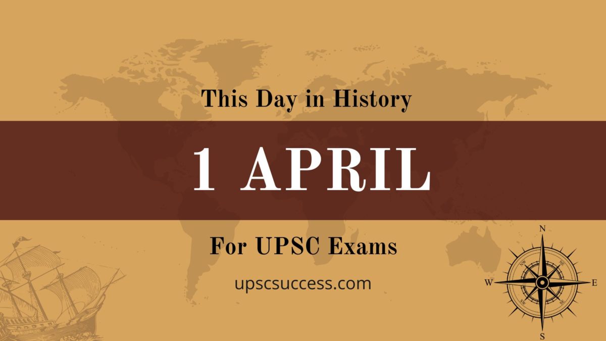 01 April - This Day in History
