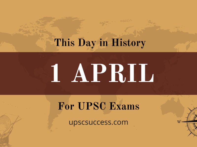 01 April - This Day in History