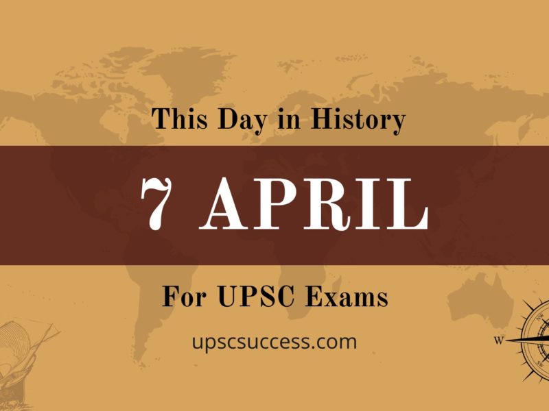 07 April - This Day in History