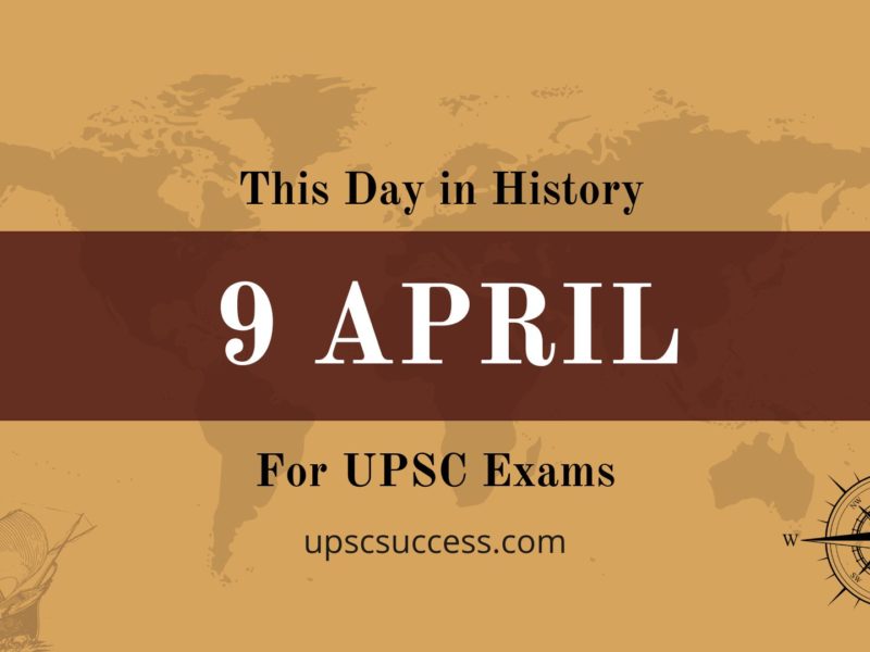 09 April - This Day in History