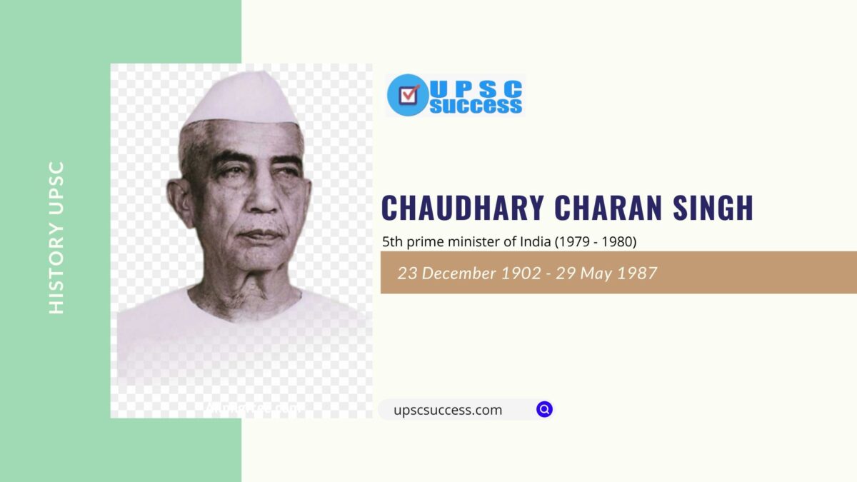 Chaudhary Charan Singh: Champion of Farmers and Recipient of the Bharat Ratna